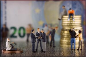 Immagine che illustra la successione legittima e la distribuzione dei beni senza testamento.